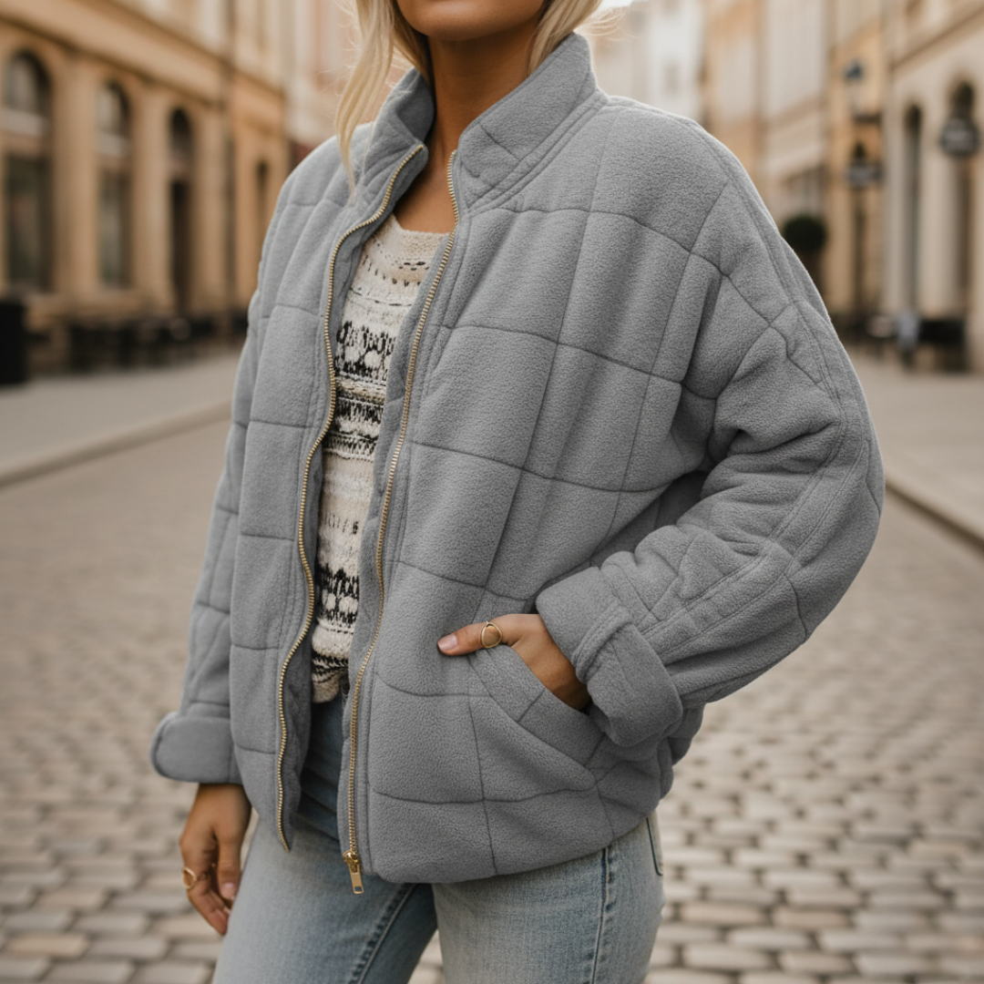 Giacca Donna Imbottita con Zip