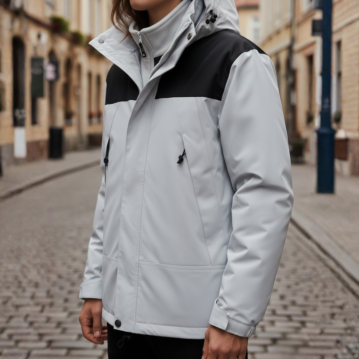 Giacca Donna Impermeabile con Cappuccio