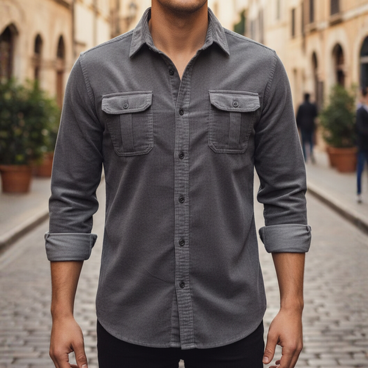 Camicia uomo con tasche