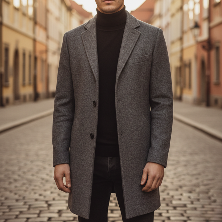 Cappotto Uomo Invernale Revers a Tacco