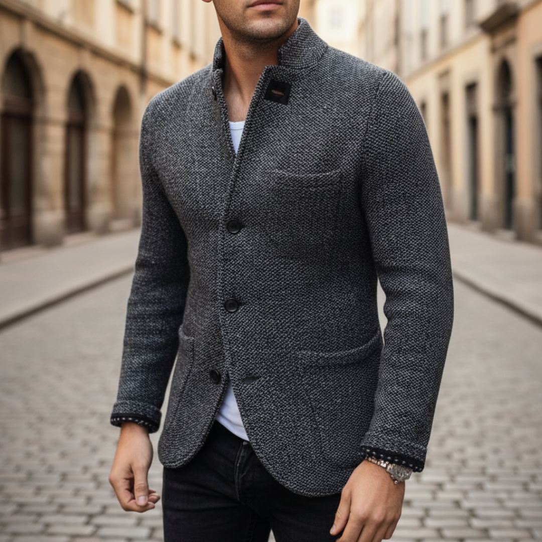 Giacca Uomo Slim Fit Tessuto Resistente