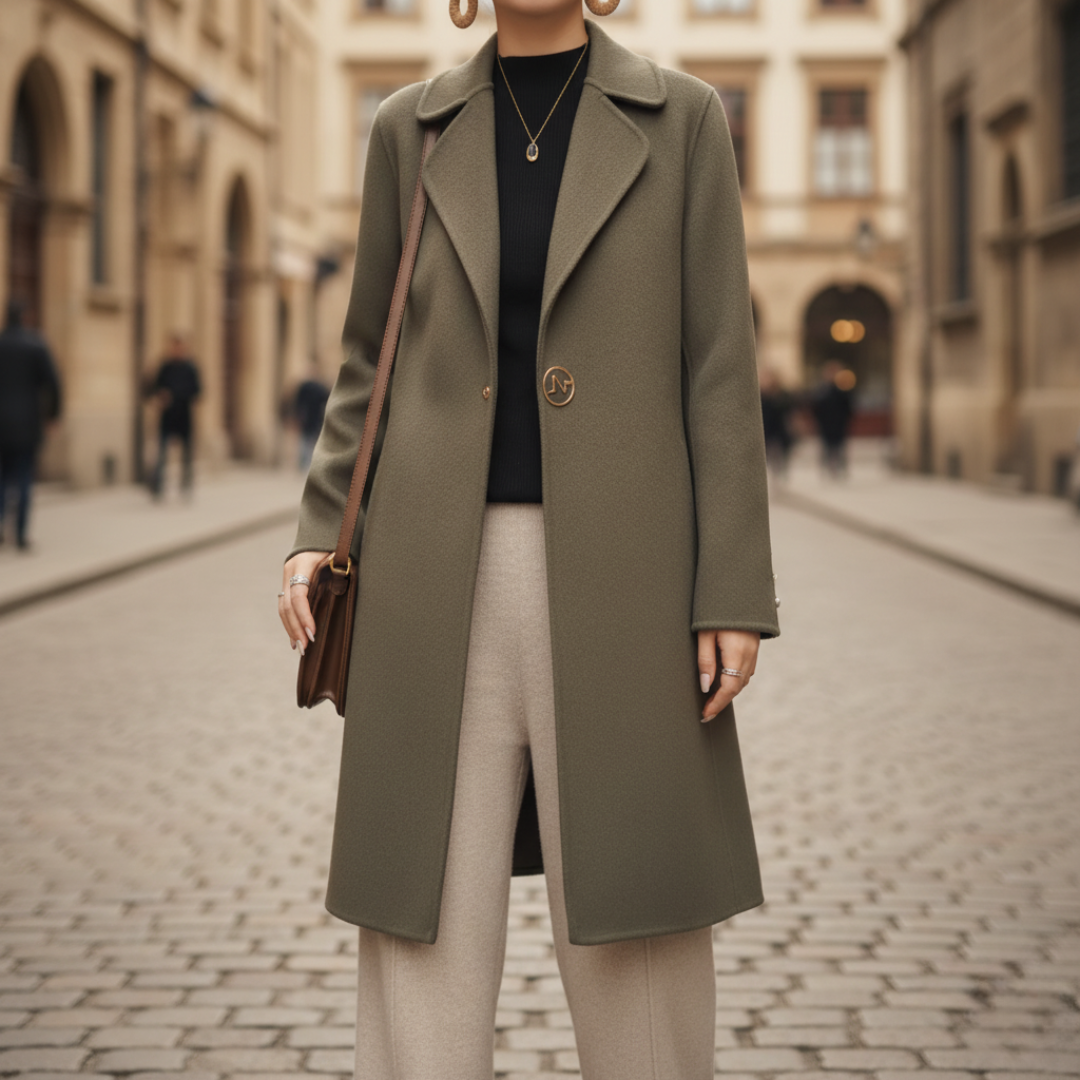 Cappotto Donna Cashmere Corto Invernale Elegante