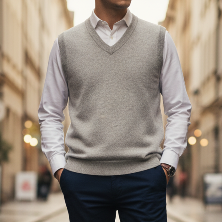 Gilet Uomo con Collo a V