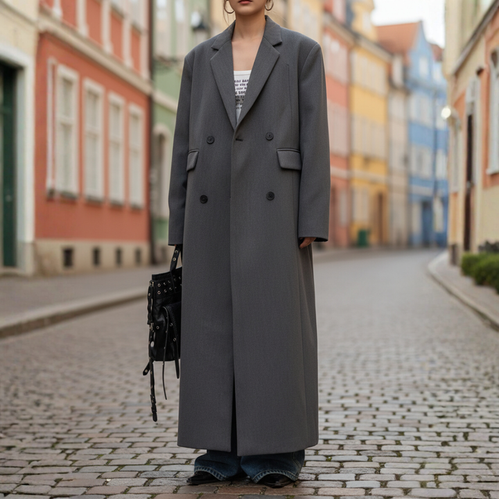 Cappotto Donna Lungo Doppiopetto