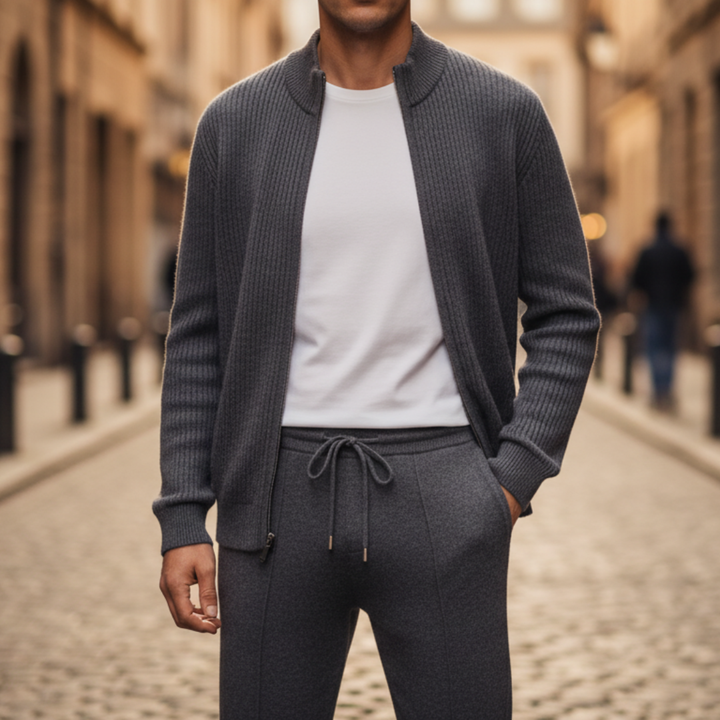 Set Tuta Uomo in Filato Morbido