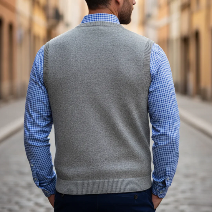 Gilet da Uomo con Bottoni