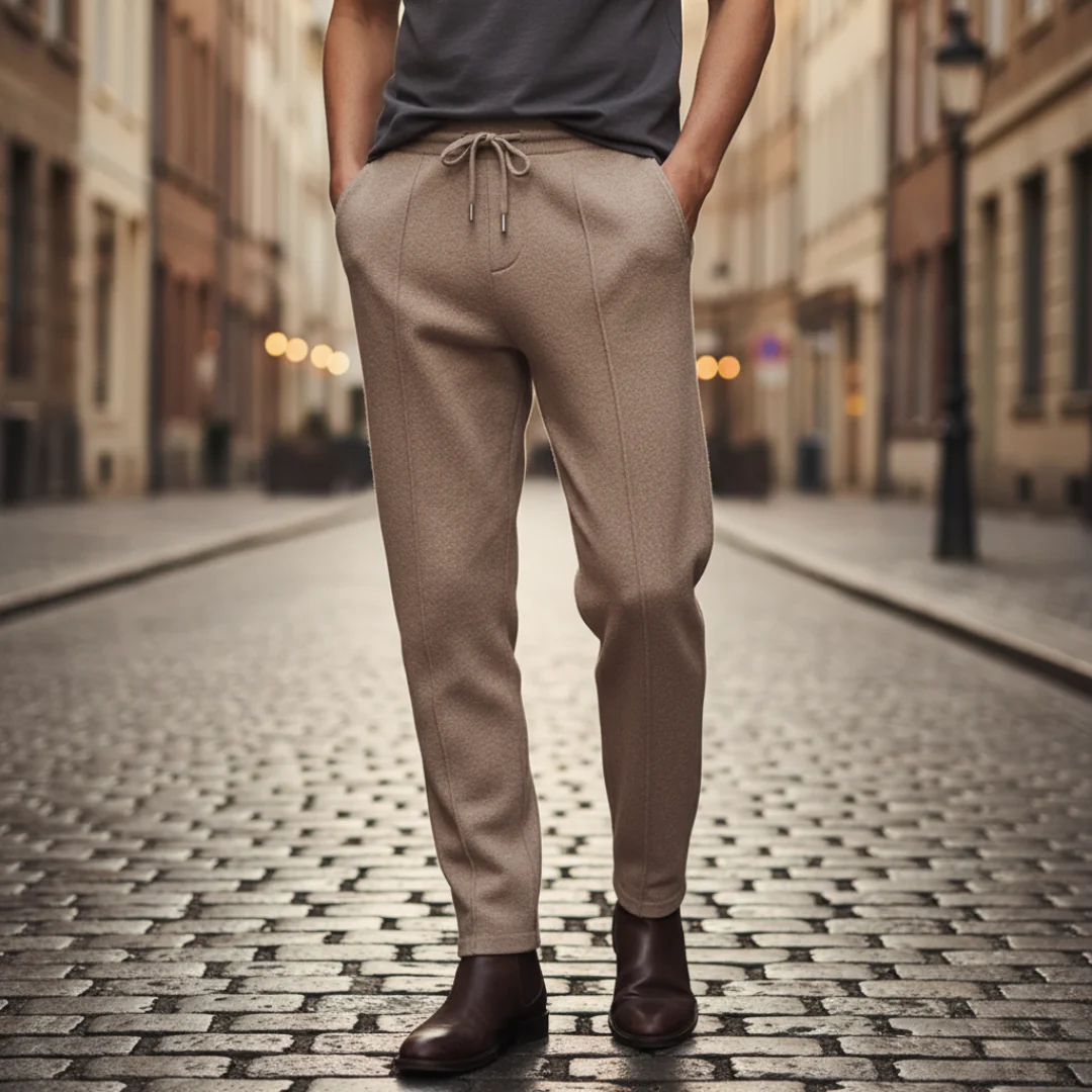 Pantaloni Jogger Uomo con Vita Elasticizzata