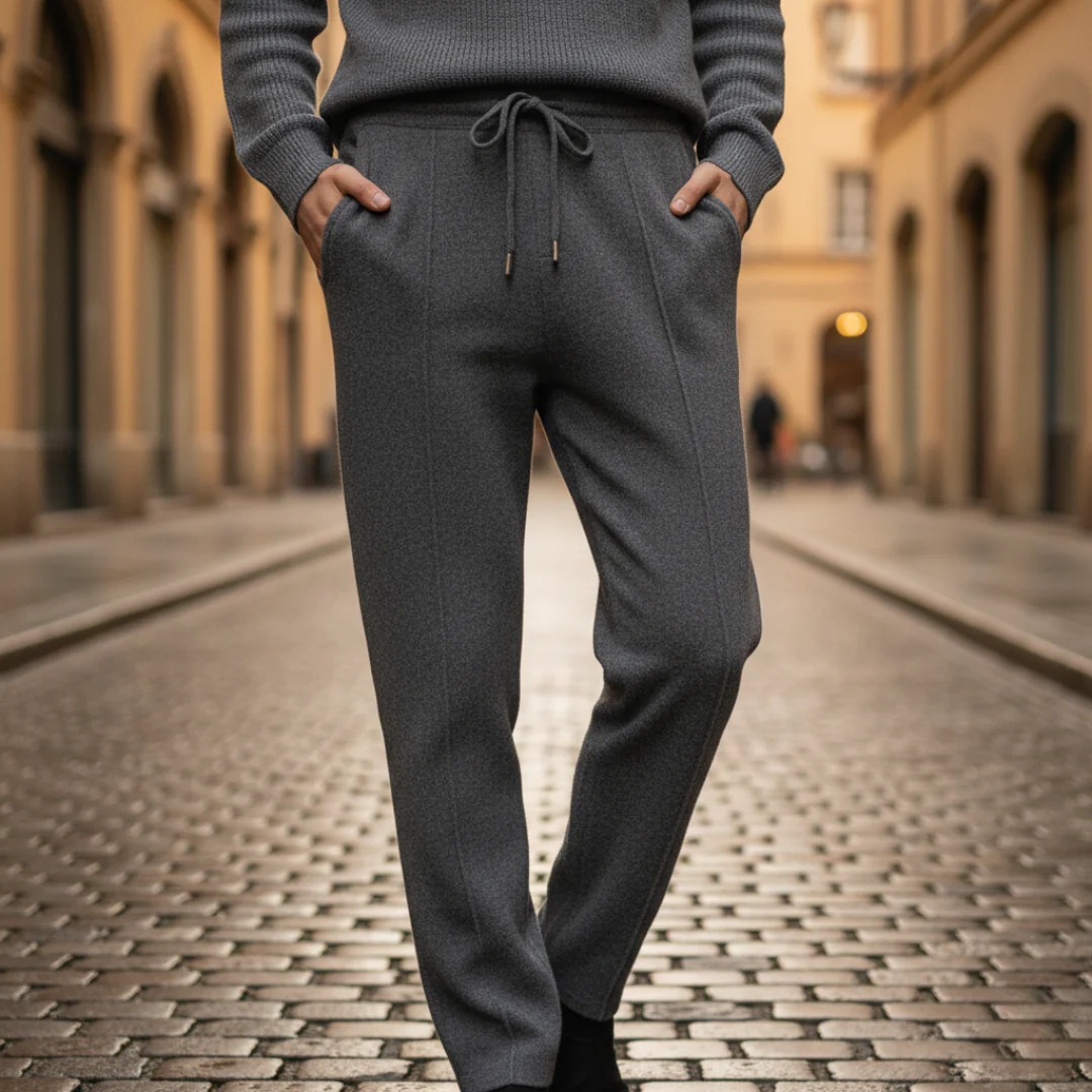 Pantaloni Jogger Uomo con Vita Elasticizzata