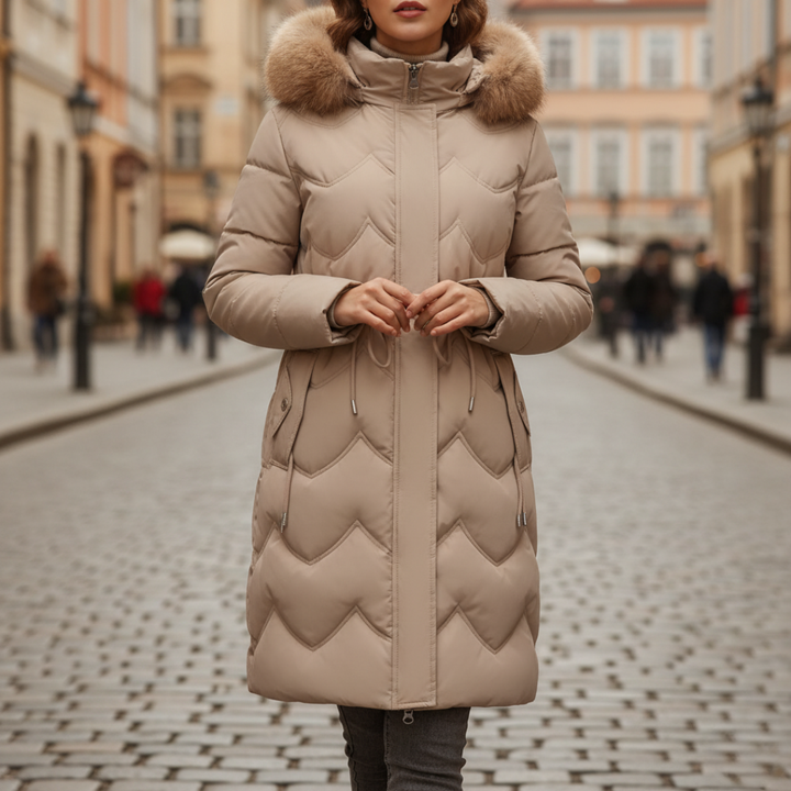 Giacca Piumino Donna Invernale Impermeabile con Cappuccio