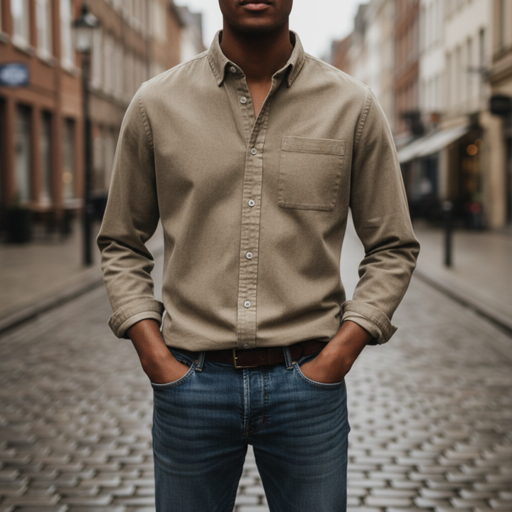 Herrenhemd mit Brusttasche