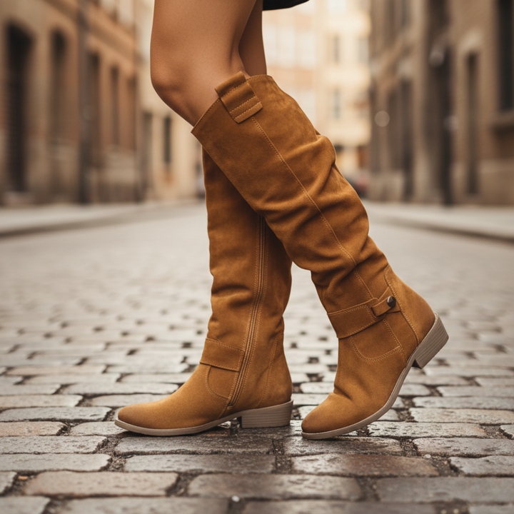 Stivali Donna in Ecopelle con Zip