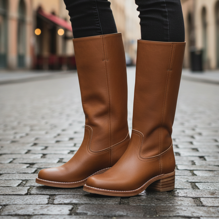 Stivali Donna con Tacco Basso