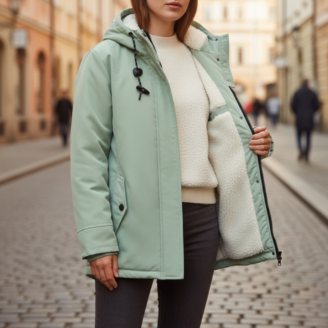 Giacca Invernale Donna con Cappuccio