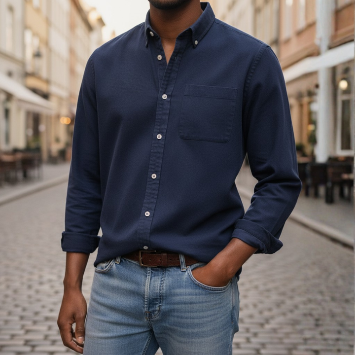 Herrenhemd mit Brusttasche