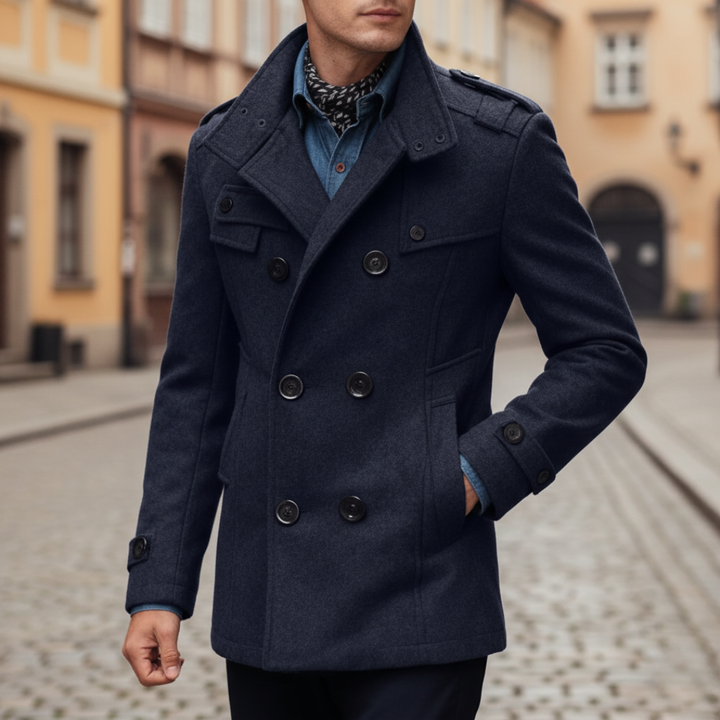 Cappotto Uomo Doppiopetto in con Bottoni