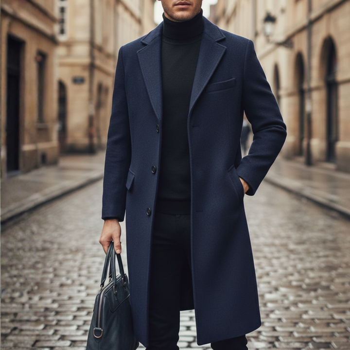 Cappotto Uomo in Tessuto con Taschino