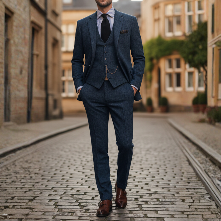 Completo Uomo Elegante Giacca Pantaloni Gilet