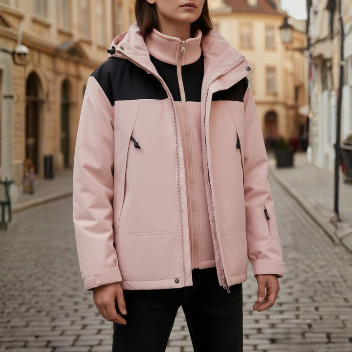Giacca Donna Impermeabile con Cappuccio