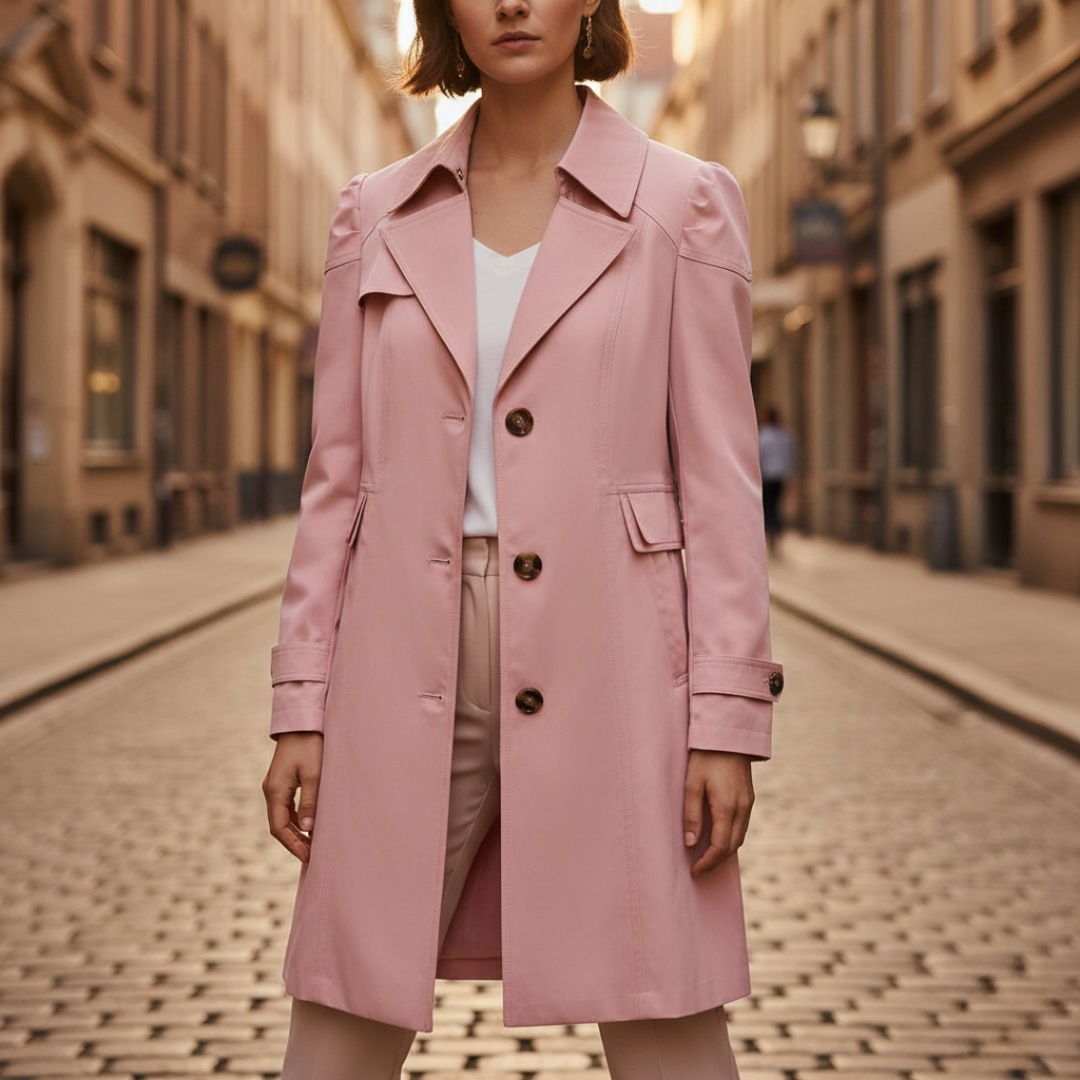 Trench Donna Con Bottoni