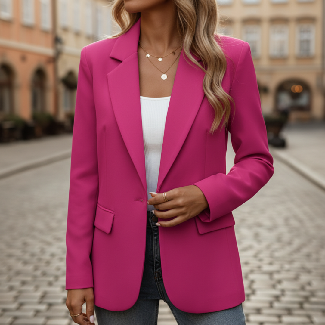 Blazer Donna in Tessuto con Bottoni