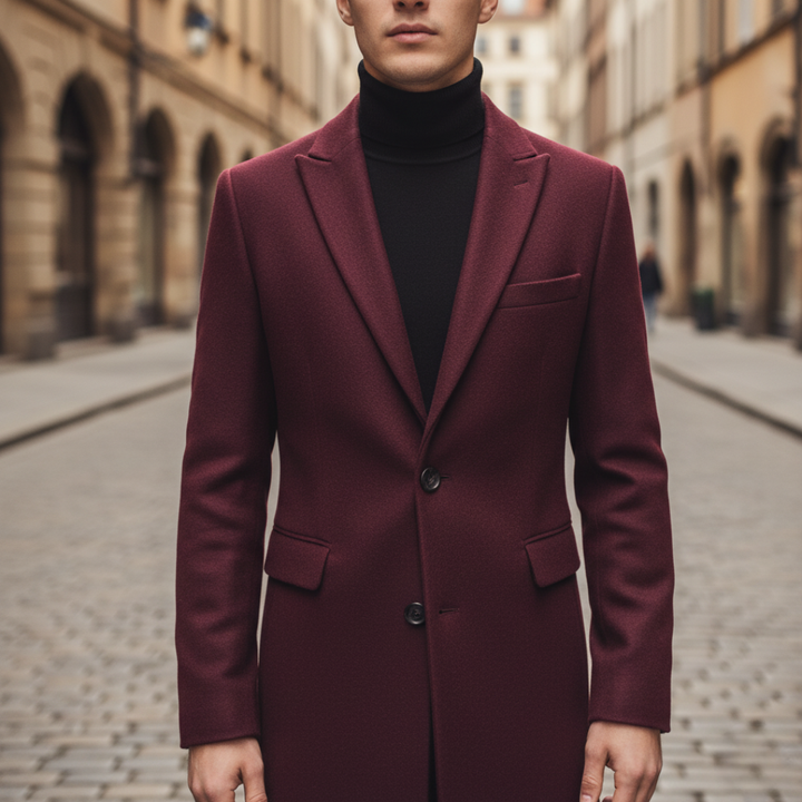 Cappotto Uomo Invernale Revers a Tacco