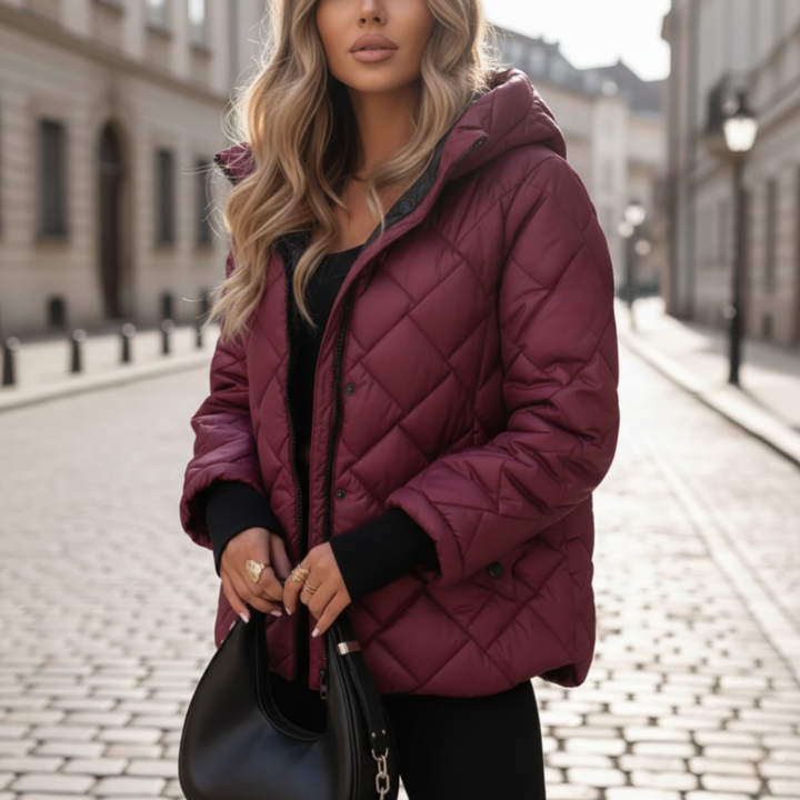 Giacca Donna Imbottita con Cappuccio