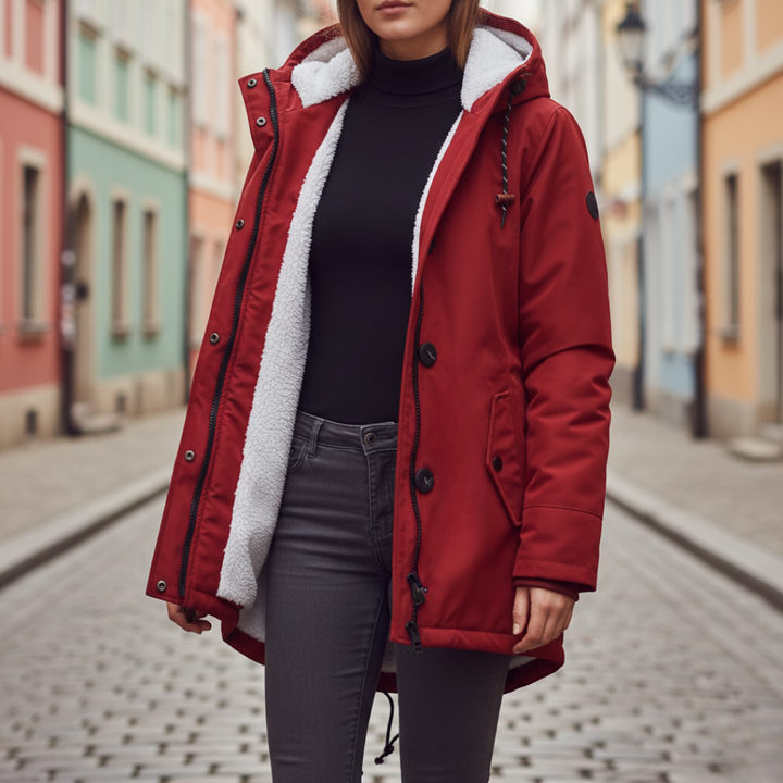Giacca Invernale Donna con Cappuccio