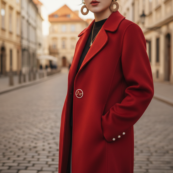 Cappotto Donna Cashmere Corto Invernale Elegante