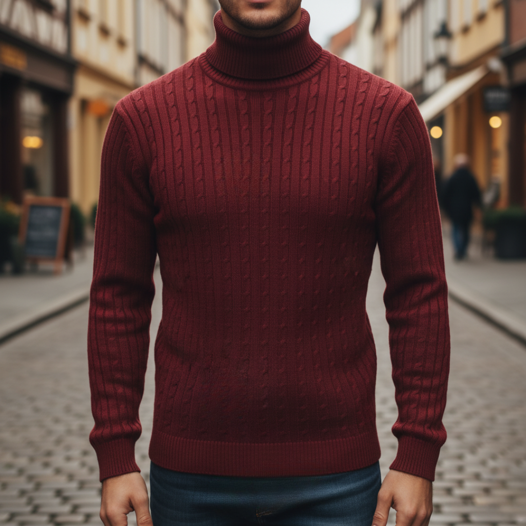 Maglione Uomo Collo Alto