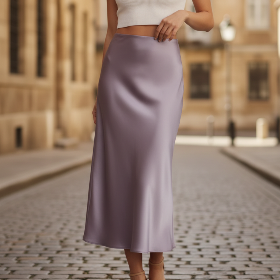 Gonna Lunga Donna Satinata