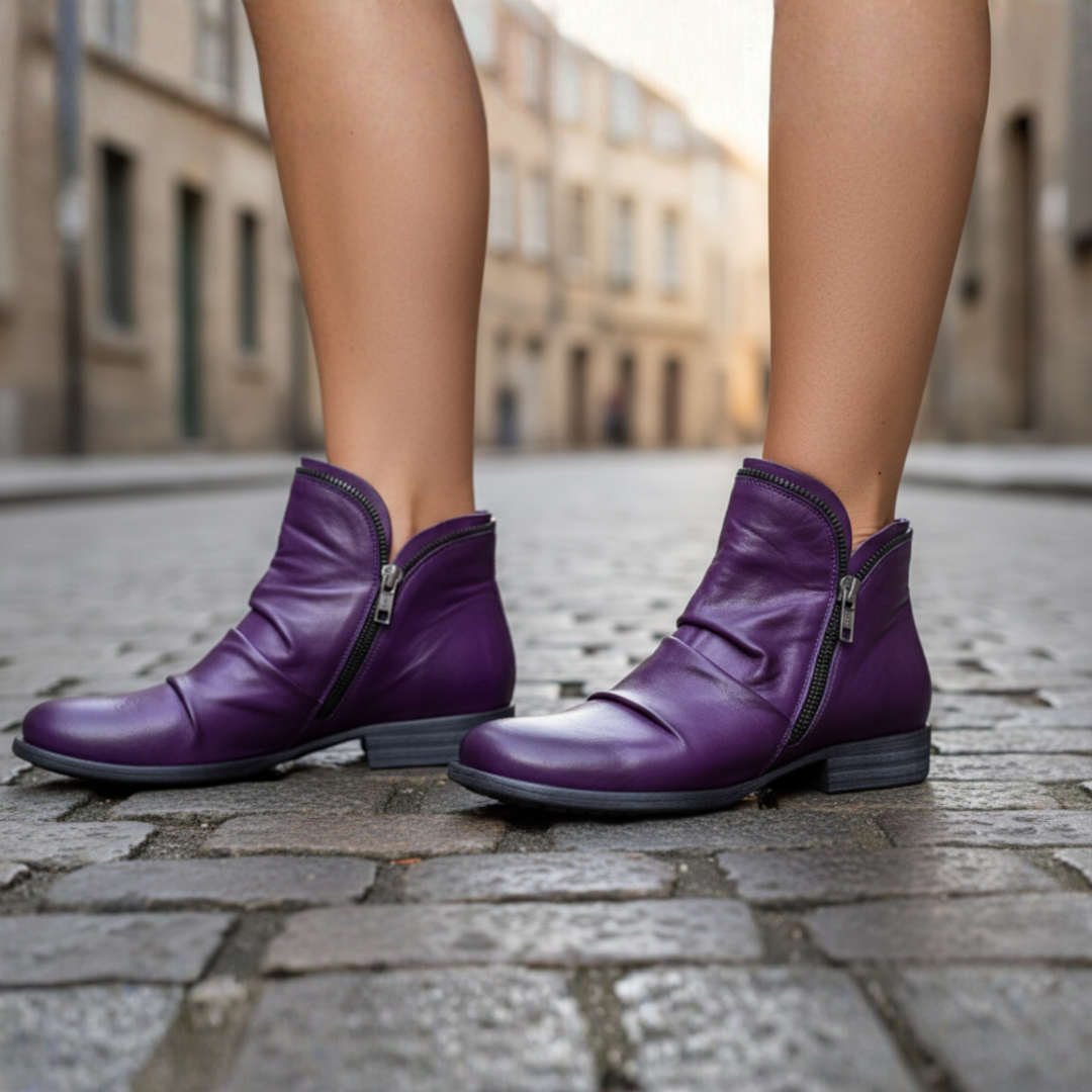 Stivaletti donna con zip