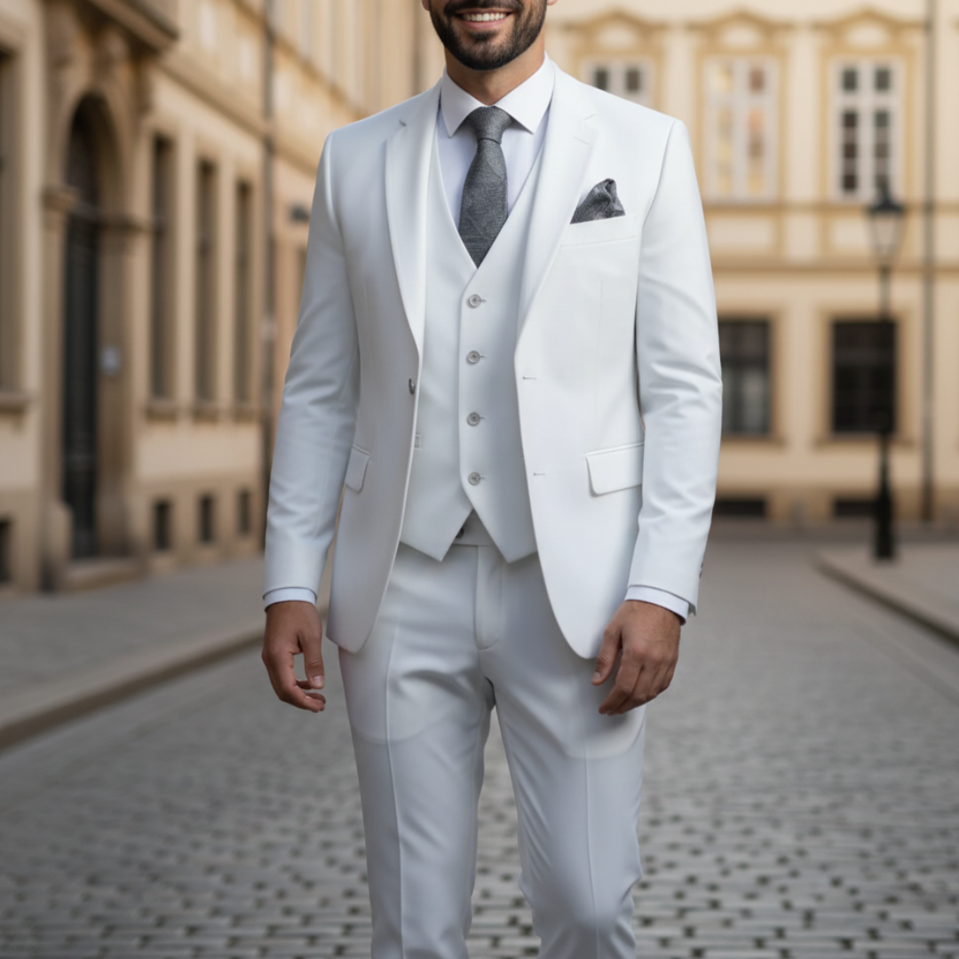 Completo Uomo Giacca Pantaloni Slim Fit