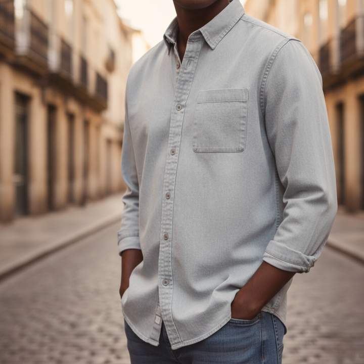 Herrenhemd mit Brusttasche