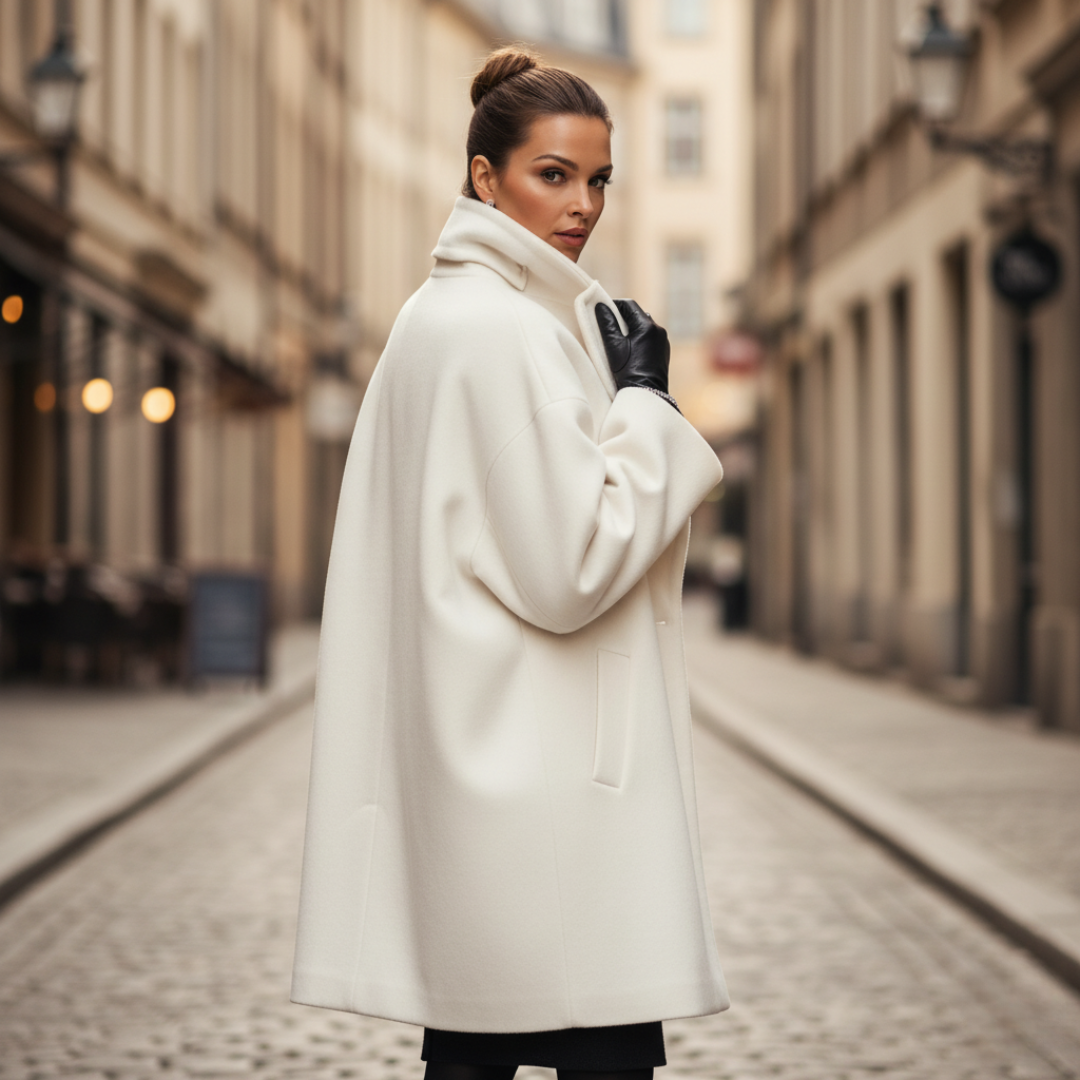 Cappotto da donna lungo senza cintura