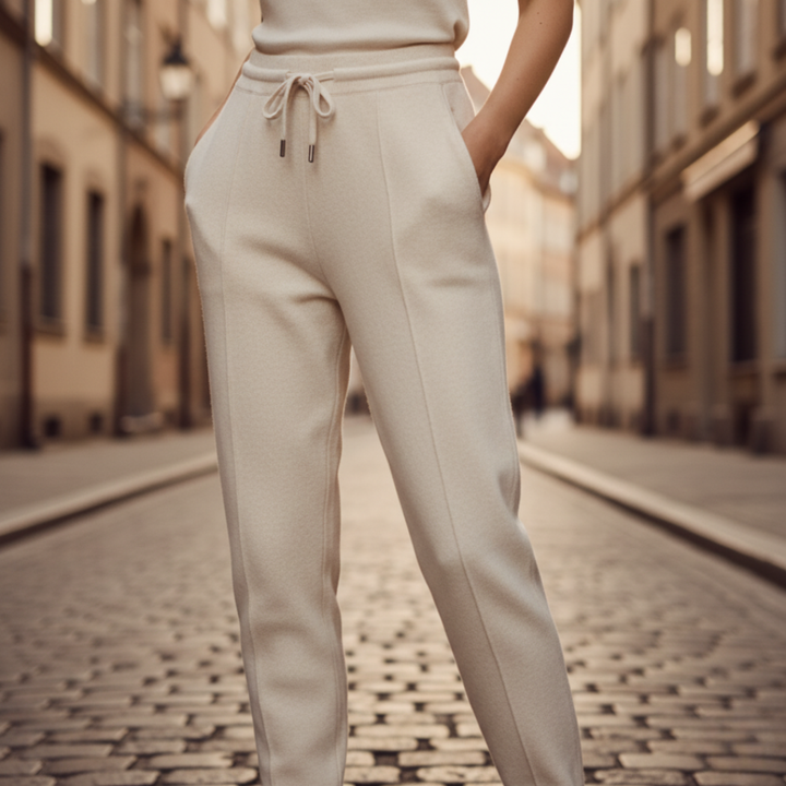 Pantaloni donna in tessuto morbido