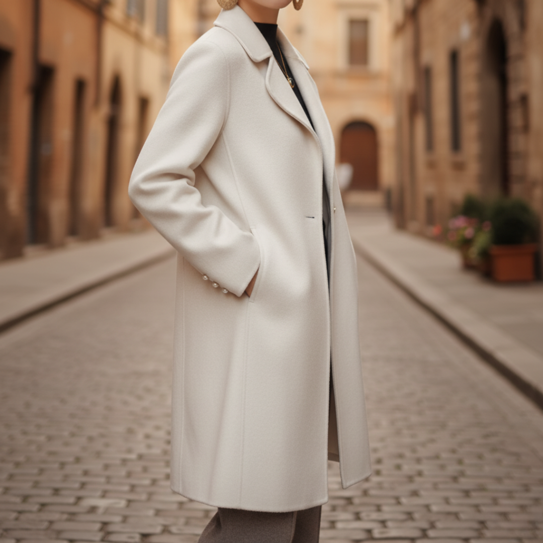 Cappotto Donna Cashmere Corto Invernale Elegante