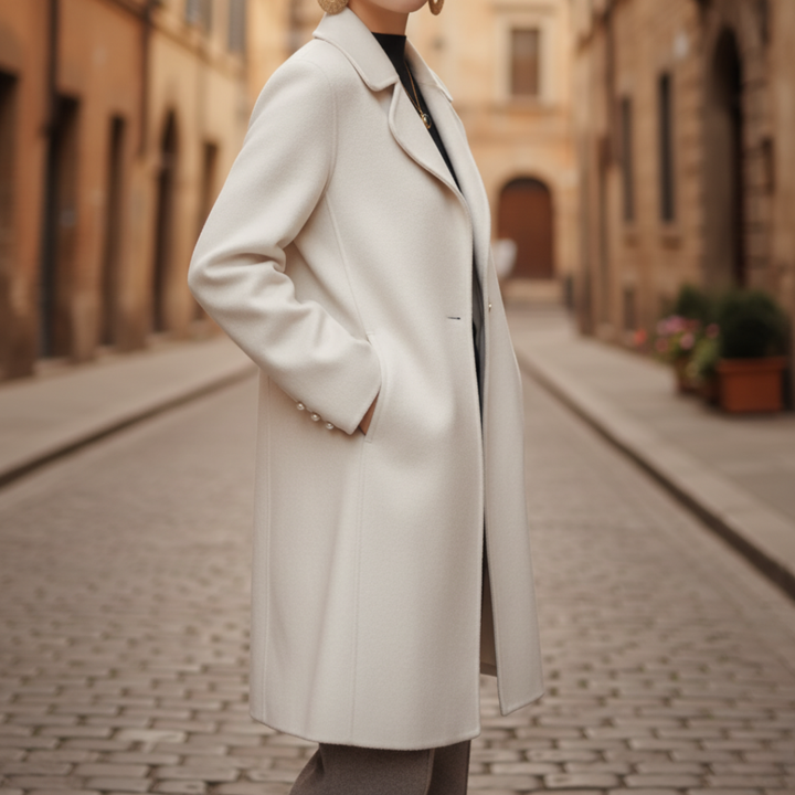 Cappotto Donna Cashmere Corto Invernale Elegante
