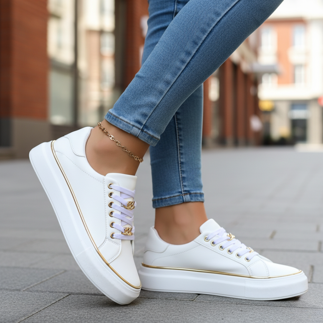 Damen Sneaker Orthopädisch Synthetisches Material