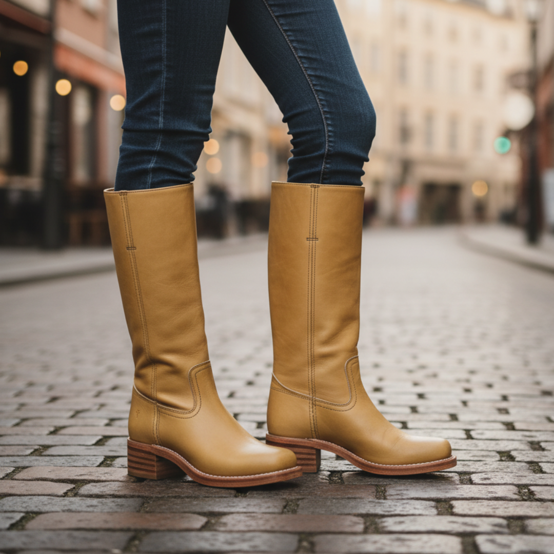 Stivali Donna con Tacco Basso