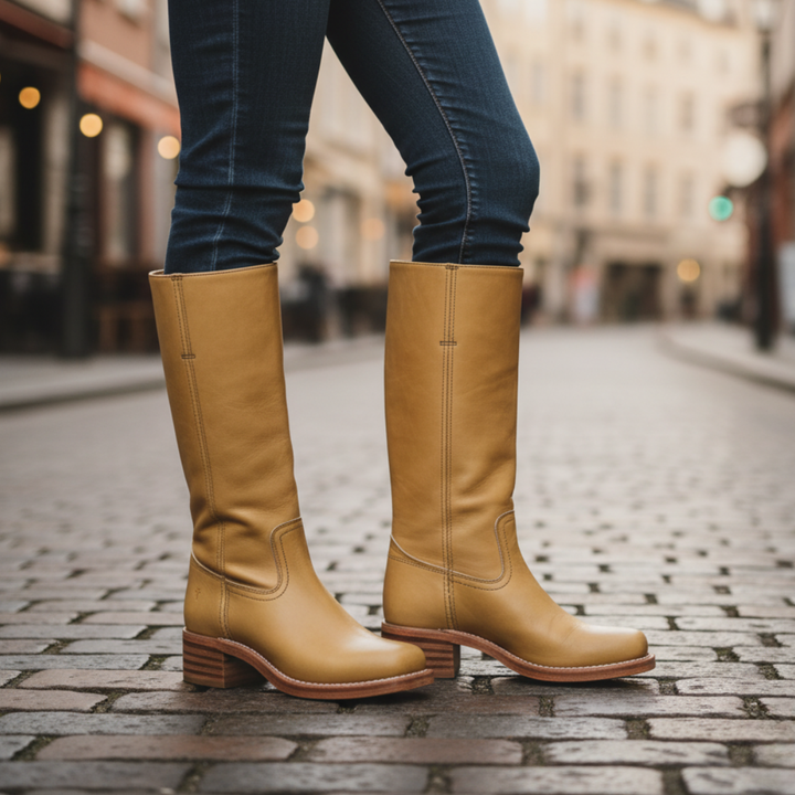 Stivali Donna con Tacco Basso